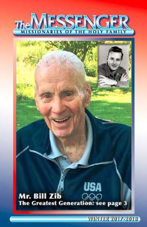 Messenger: Winter 2017-2018 Issue The Winter 2017-2018 issue of the Messenger Magazine features Mr. Bill Zib and the Greatest Generation, those who fought for the USA in World War II.