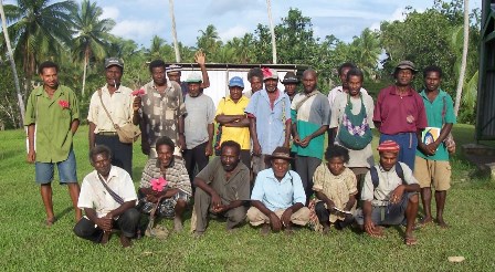 Jungle Council Men of Papua New Guinea volunteer to serve on a parish council for a local church.
